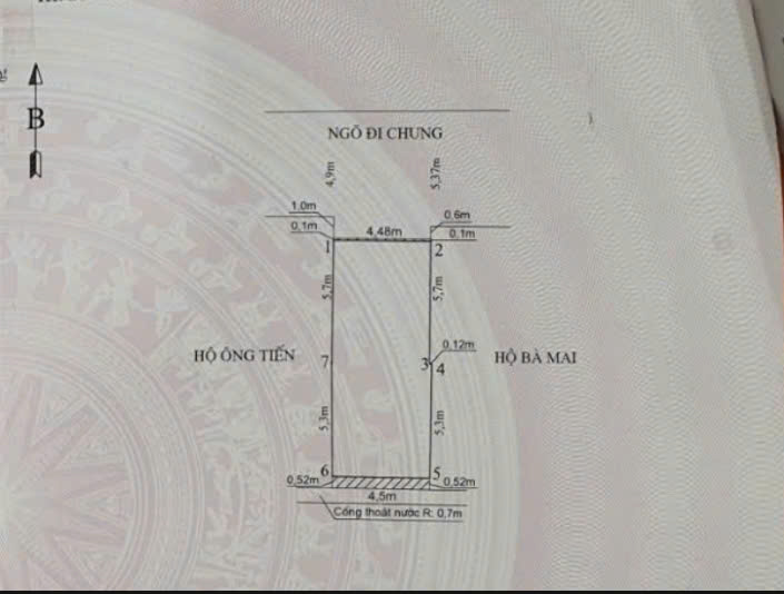 Bán Nhà Ngõ 2, đường  Bạch Đằng, Hồng Bàng, Hải Phòng