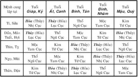 CÁCH LẬP CỤC TRONG LÁ SỐ TỬ VI